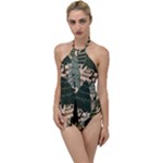 Christmas Vector Seamless Tree Pattern Go with the Flow One Piece Swimsuit