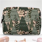 Christmas Vector Seamless Tree Pattern Make Up Pouch (Medium)