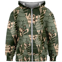 Kids  Zipper Hoodie Without Drawstring 