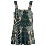 Christmas Vector Seamless Tree Pattern Kids  Layered Skirt Swimsuit