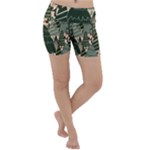 Christmas Vector Seamless Tree Pattern Lightweight Velour Yoga Shorts