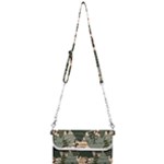 Christmas Vector Seamless Tree Pattern Mini Crossbody Handbag