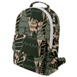 Christmas Vector Seamless Tree Pattern Flap Pocket Backpack (Small)
