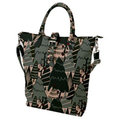 Buckle Top Tote Bag 