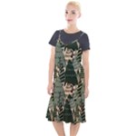 Christmas Vector Seamless Tree Pattern Camis Fishtail Dress