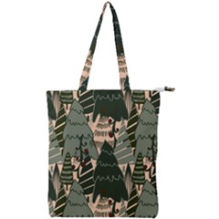 Double Zip Up Tote Bag 