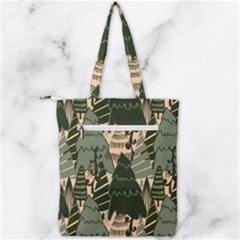 Double Zip Up Tote Bag 