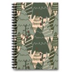 Christmas Vector Seamless Tree Pattern 5.5  x 8.5  Notebook