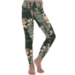 Christmas Vector Seamless Tree Pattern Kids  Lightweight Velour Classic Yoga Leggings