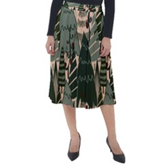 Classic Velour Midi Skirt  