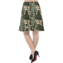 Fishtail Chiffon Skirt 