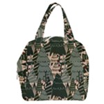 Christmas Vector Seamless Tree Pattern Boxy Hand Bag