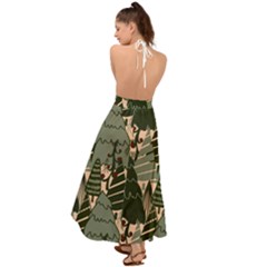 Backless Maxi Beach Dress 