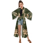 Christmas Vector Seamless Tree Pattern Maxi Kimono