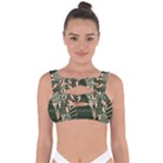 Christmas Vector Seamless Tree Pattern Bandaged Up Bikini Top