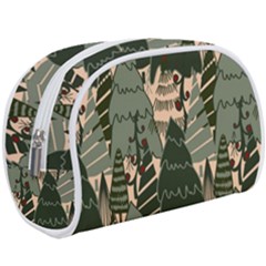 Christmas Vector Seamless Tree Pattern Make Up Case (Large) from ArtsNow.com