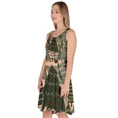 Knee Length Skater Dress With Pockets 
