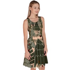 Knee Length Skater Dress With Pockets 