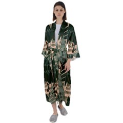 Maxi Satin Kimono 