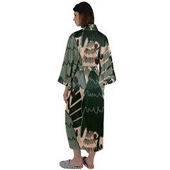 Maxi Satin Kimono 