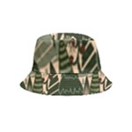 Christmas Vector Seamless Tree Pattern Inside Out Bucket Hat (Kids)