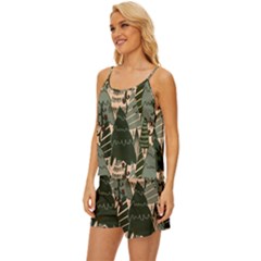 Satin Pajama Short Set 