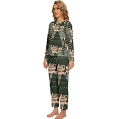 Womens  Long Sleeve Lightweight Pajamas Set 