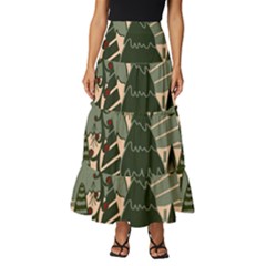Tiered Ruffle Maxi Skirt 