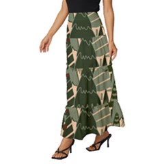 Tiered Ruffle Maxi Skirt 