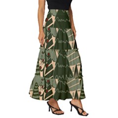 Tiered Ruffle Maxi Skirt 