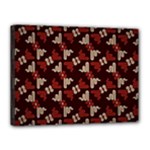 Oriental Dragon Motif Pattern Canvas 16  x 12  (Stretched)