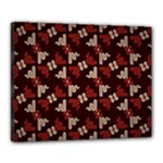 Oriental Dragon Motif Pattern Canvas 20  x 16  (Stretched)