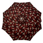 Oriental Dragon Motif Pattern Straight Umbrellas