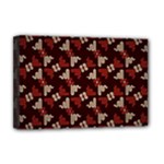 Oriental Dragon Motif Pattern Deluxe Canvas 18  x 12  (Stretched)