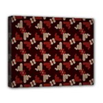 Oriental Dragon Motif Pattern Deluxe Canvas 20  x 16  (Stretched)