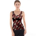 Oriental Dragon Motif Pattern Women s Basic Tank Top