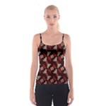 Oriental Dragon Motif Pattern Spaghetti Strap Top