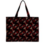 Oriental Dragon Motif Pattern Zipper Mini Tote Bag