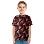 Oriental Dragon Motif Pattern Kids  Sport Mesh T-Shirt