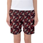 Oriental Dragon Motif Pattern Women s Basketball Shorts