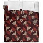 Oriental Dragon Motif Pattern Duvet Cover Double Side (California King Size)
