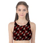 Oriental Dragon Motif Pattern Tank Bikini Top
