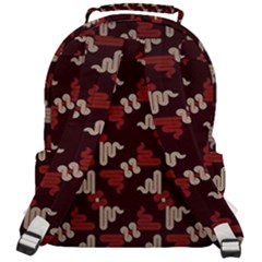 Rounded Multi Pocket Backpack 