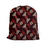 Oriental Dragon Motif Pattern Drawstring Pouch (2XL)