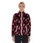 Oriental Dragon Motif Pattern Women s Bomber Jacket