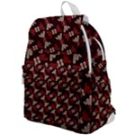 Oriental Dragon Motif Pattern Top Flap Backpack