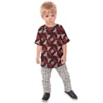 Oriental Dragon Motif Pattern Kids  Raglan T-Shirt