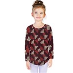 Oriental Dragon Motif Pattern Kids  Long Sleeve T-Shirt