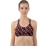 Oriental Dragon Motif Pattern Back Web Sports Bra