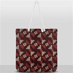 Full Print Rope Handle Tote (Large) 